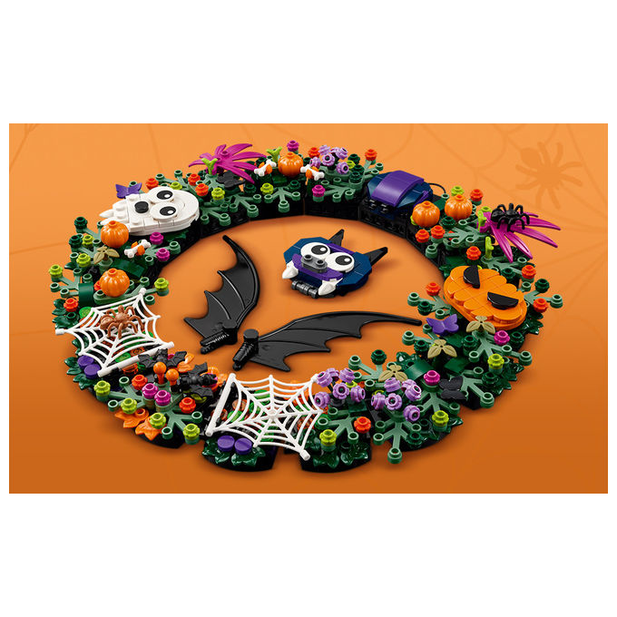 Lego 40825 Ghirlanda di Halloween con Pipistrelli Zucche Fantasmi e Ragnatele 617 pezzi colore Multicolore