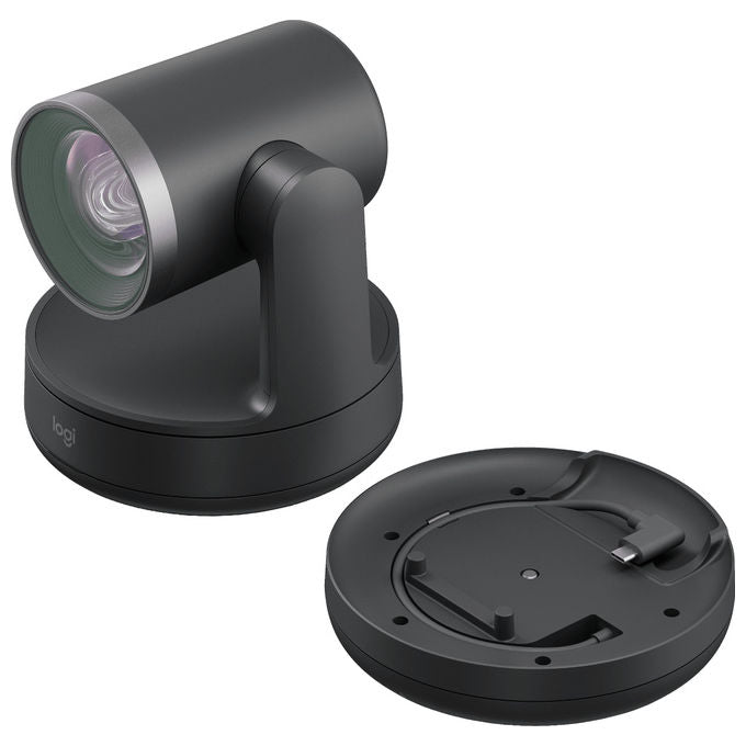 Logitech 991-000553 Rally Camera Streamline Kit Fotocamera conferenza Full HD 1080p@60fps Zoom digitale 15x Angolo di campo visivo 90° colore Nero