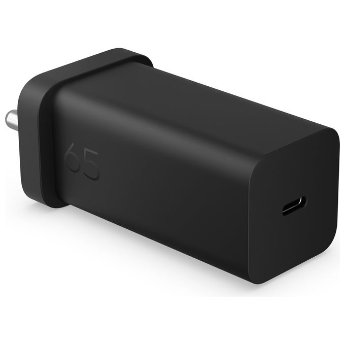 HP C90CKUT#ABB Adattatore di Alimentazione AC-DC 65W con Tecnologia Gallium Nitride USB-C colore Nero