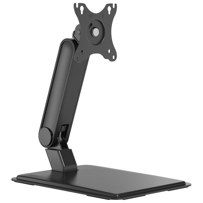 Equip 650124 Supporto per Monitor da Scrivania Compatibilita' 17''-32'' VESA 75x75 100x100 mm Regolabile Altezza e Inclinazione colore Nero