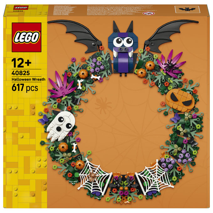Lego 40825 Ghirlanda di Halloween con Pipistrelli Zucche Fantasmi e Ragnatele 617 pezzi colore Multicolore
