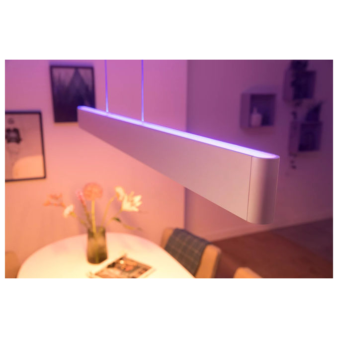 Philips by Signify 8719514343467 Philips Hue White and Color ambiance Lampadario Ensis Luce a sospensione intelligente Bluetooth Zigbee 2 LED 5500 lm 79 W colore Bianco