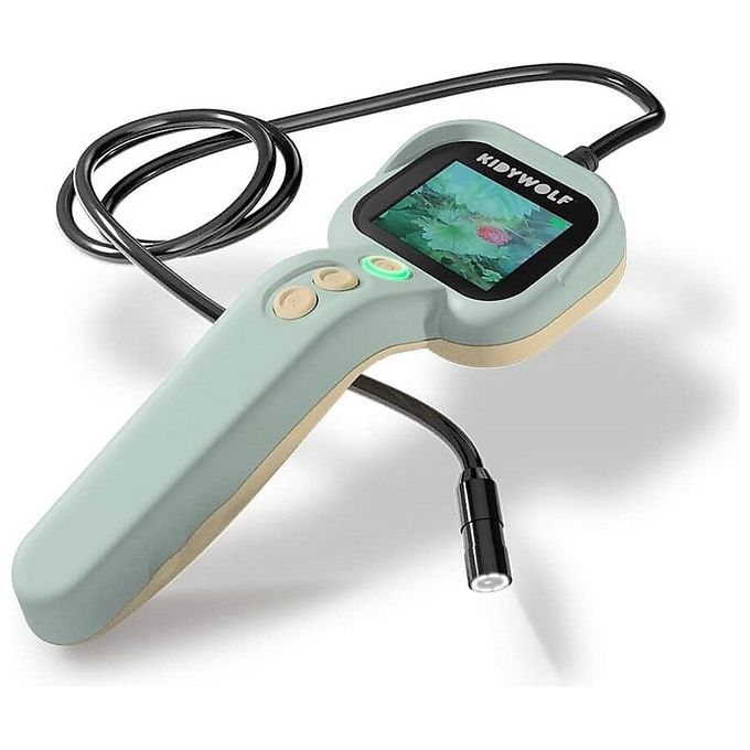 Kidywolf GRKWF Telecamera flessibile Kidyexplore zoom 4x LED impermeabile cavo 1 metro colore Verde