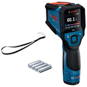 Bosch GIS12V-700-14 Termodetektor Termometro a Infrarossi Gamma -30 °C a +700 °C Risoluzione 0.1 °C Precisione ± 1.5 °C Rapporto Ottico 20:1 Alimentazione 4 x AA o Batteria 12V Protezione IP54 colore Nero
