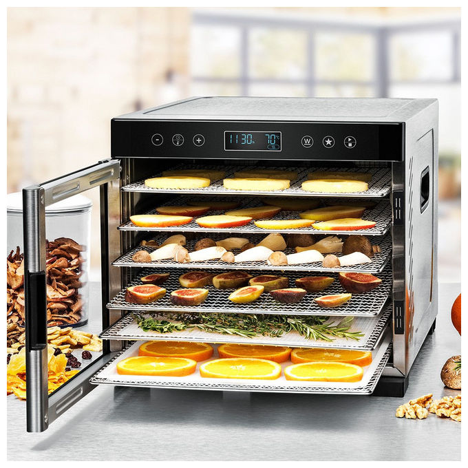 Rommelsbacher DA 950 Disidratatore Alimentare 600 W 6 Vassoi Acciaio Inox colore Nero