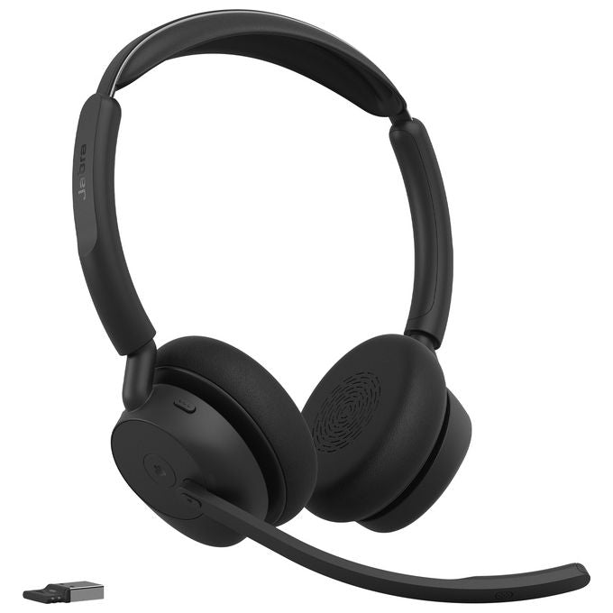 Jabra 34599-999-999 Evolve3 45 Auricolare Wireless Bluetooth USB Tipo A Microfono 4 Microfoni Nero