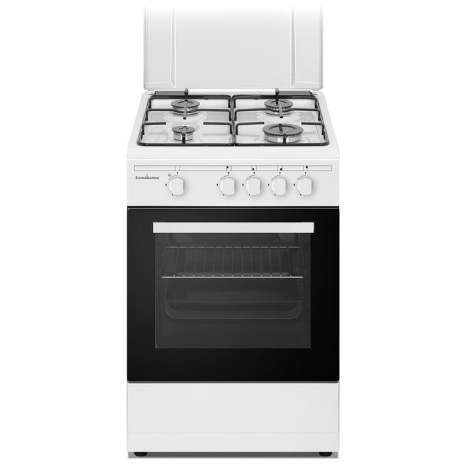 Schaub-Lorenz SS450GW Cucina a Gas 4 Fuochi 50x50cm con Forno a Gas Bianco