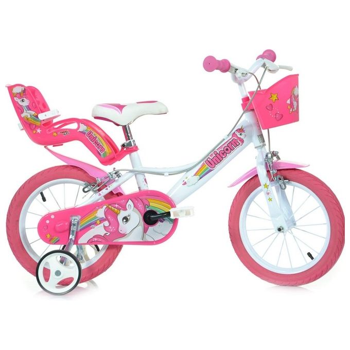 Dino Bikes Bicicletta Bambina UNICORN 16  pollici