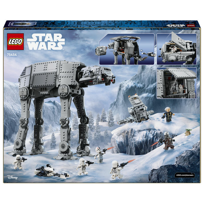 Lego 75454 AT-AT Imperial Remnant con INT-4 Kit con Navetta Speeder Bike 6 Minifigure e 1 Figura 1453 pezzi colore Multicolore