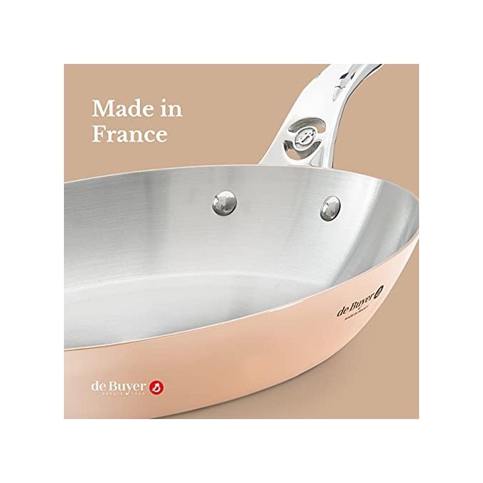 De Buyer Prima Matera Padella Rame-Inox 28cm per Induzione