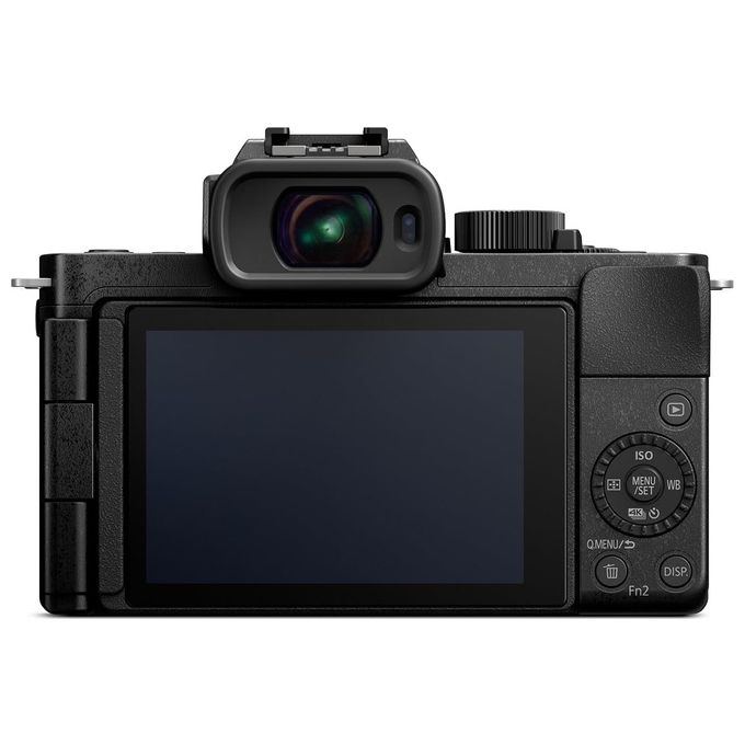 Panasonic Lumix DC-G100DKEGK Fotocamera Mirrorless Micro Quattro Terzi con Obiettivo Lumix G Vario 12-32mm F3.5-5.6 20.3MP 4K 30p e FHD 60 Video Nero