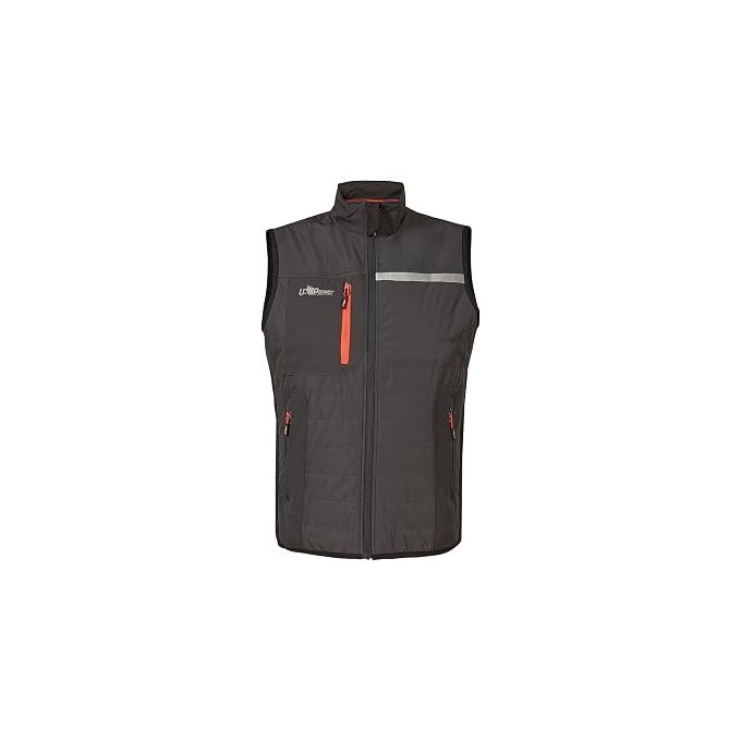 U POWER FU278DG-M Gilet da Lavoro Uomo con Zip WALL in Grafene Termoregolante e Idrorepellente 100% poliestere colore Dark Green