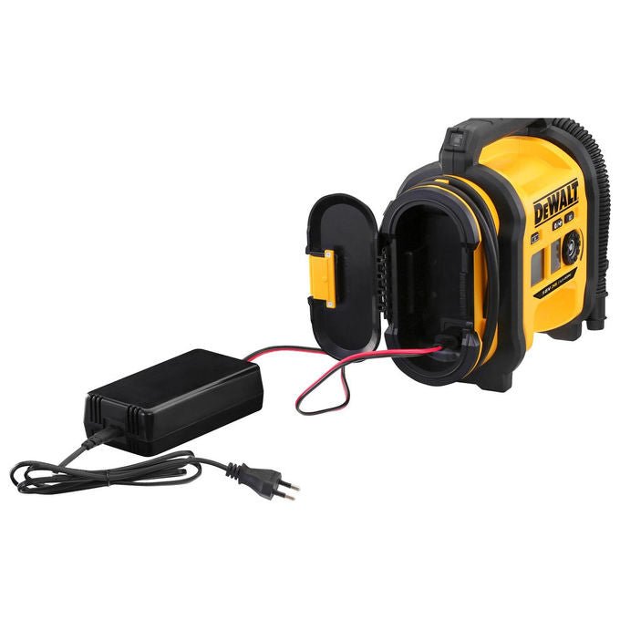 Dewalt DCC018N-XJ Gonfiatore 18V XR con Manometro Digitale Pressione Max 11 bar Alimentazione 12V e 240V colore Nero Giallo