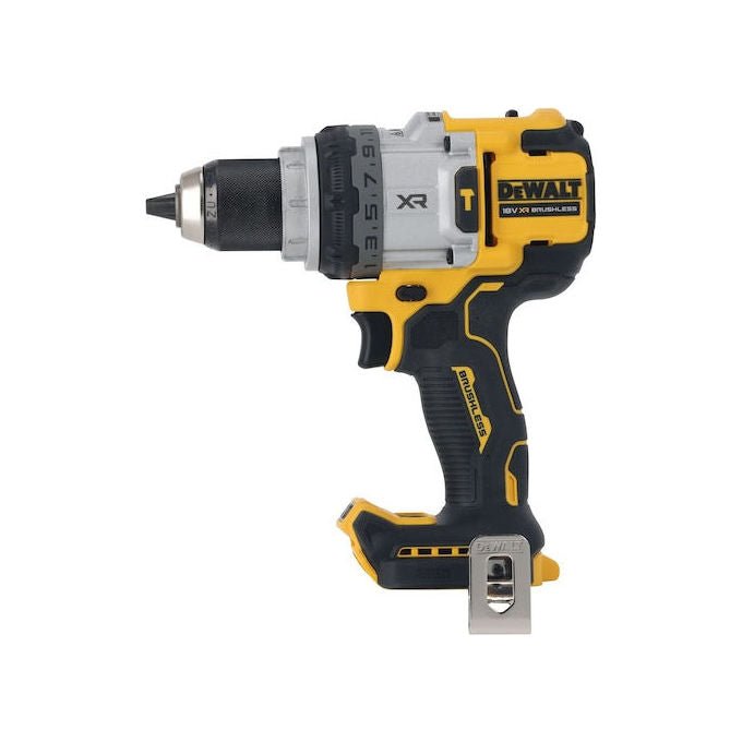 DeWALT DCD1007NT Trapano a Percussione Brushless 3 Velocita' 169 Nm 18 V con LED Regolabile colore Nero Giallo