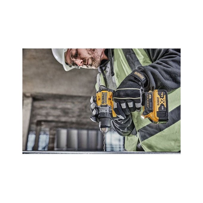 DeWalt DCD800P2T-QW Trapano avvitatore a batteria 18V motore brushless 2 batterie 5Ah velocita' 0-650 e 0-2000 giri-min mandrino 13 mm colore Nero