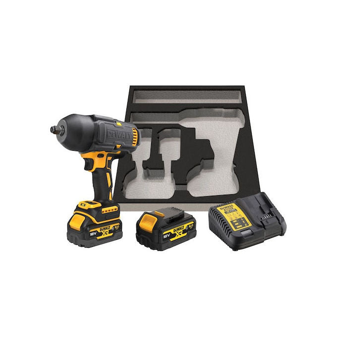DeWALT DCF900P2G-QW Avvitatore a Impulsi Brushless 1898 Nm 2300 Giri-min 1-2'' HOG RING colore Titanio