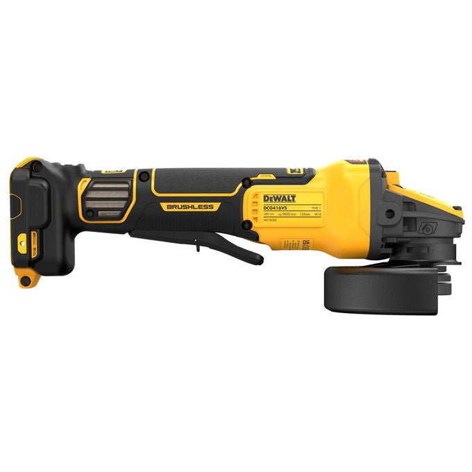 DeWalt DCG416VSN-XJ Vinkelsliber 125 mm 18 V Brushless 3000 - 9000 rot-min M14 colore Nero