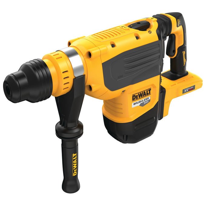 DeWALT DCH735N-XJ Martello demoperforatore SDS-Max 54V XR FLEXVOLT Energia colpo 13.3 J Diametro foratura 48 mm Peso 8.5 Kg Vibrazioni 8.8 m-s² Wireless Tool Control colore Nero