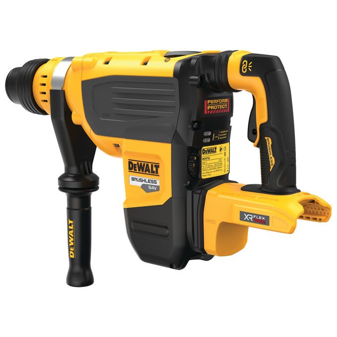 DeWALT DCH735N-XJ Martello demoperforatore SDS-Max 54V XR FLEXVOLT Energia colpo 13.3 J Diametro foratura 48 mm Peso 8.5 Kg Vibrazioni 8.8 m-s² Wireless Tool Control colore Nero