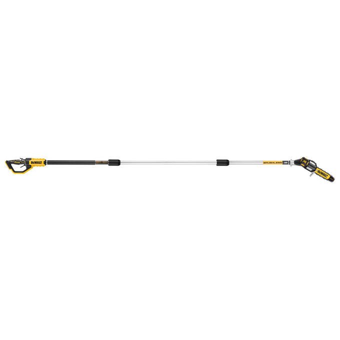 DeWalt DCMPS567N-XJ Potatore telescopico Brushless Barra 20 cm Altezza massima 450 cm Peso 3,8 Kg Velocita' catena 6,5 m-s Tensione 18 V Lubrificazione automatica colore Giallo