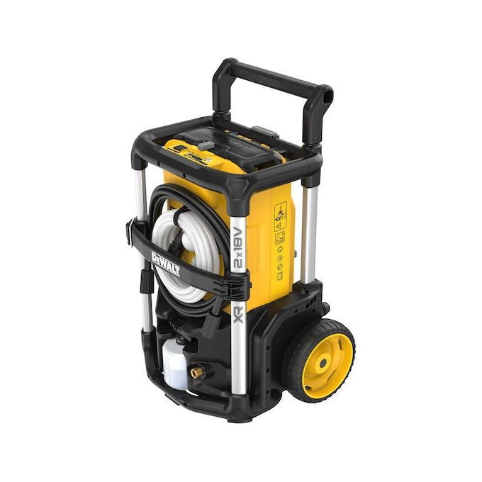 DeWALT DCMPW1600N-XJ Idropulitrice Compatta Batteria 110 bar 2x18 V 6 m 0,6 L colore Giallo