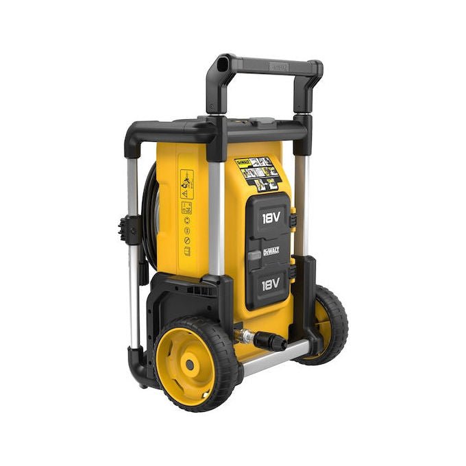 DeWALT DCMPW1600N-XJ Idropulitrice Compatta Batteria 110 bar 2x18 V 6 m 0,6 L colore Giallo