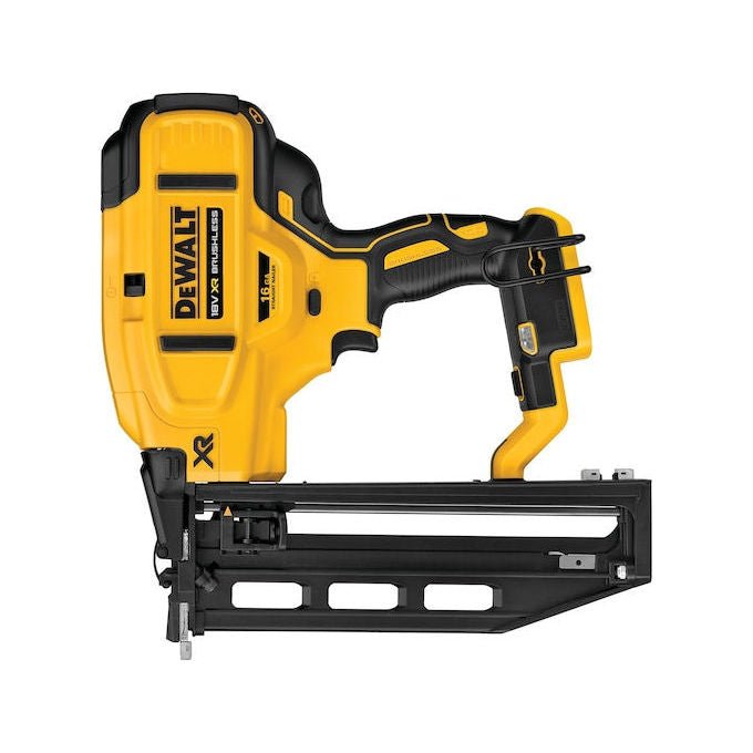 DeWalt DCN662NT Accu Afwerktacker 18V XR 16Ga Lunghezza Chiodo 32-64 mm Diametro 1,6 mm Capacita' 110 Chiodi Motore Brushless Batteria Li-Ion colore Nero