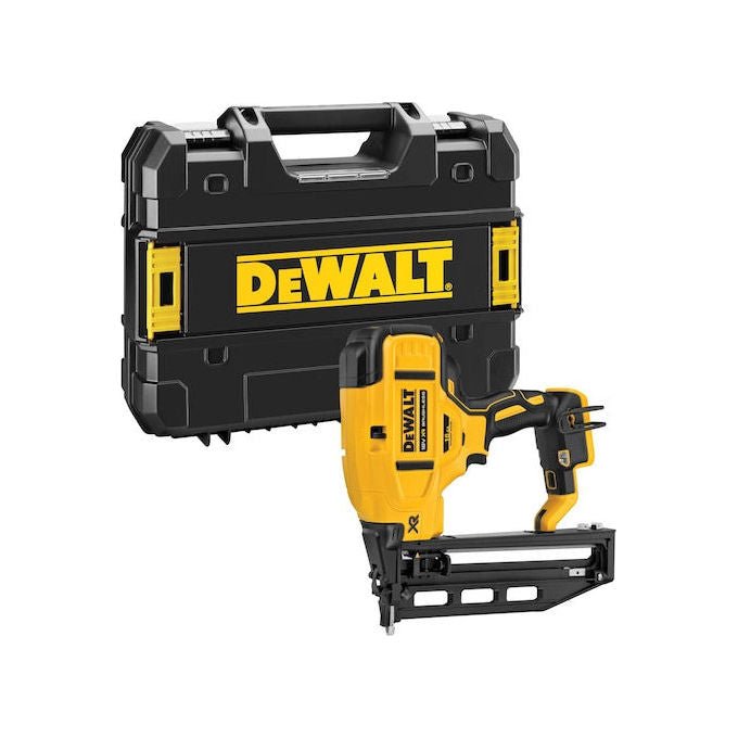 DeWalt DCN662NT Accu Afwerktacker 18V XR 16Ga Lunghezza Chiodo 32-64 mm Diametro 1,6 mm Capacita' 110 Chiodi Motore Brushless Batteria Li-Ion colore Nero