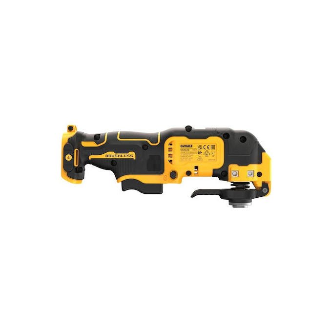 DeWALT DCS353NT-XJ Utensile Multifunzione Brushless 12 V 18000 min-1 con Adattatore Universale e Luce LED colore Nero Giallo