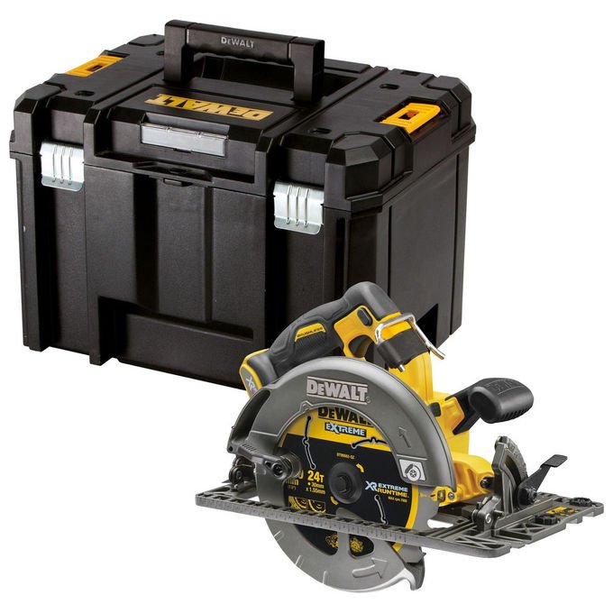 DeWALT DCS579NT-XJ Sega Circolare 19 cm 5800 Giri-min Motore Senza Spazzole Luce Integrata colore Nero Grigio Giallo