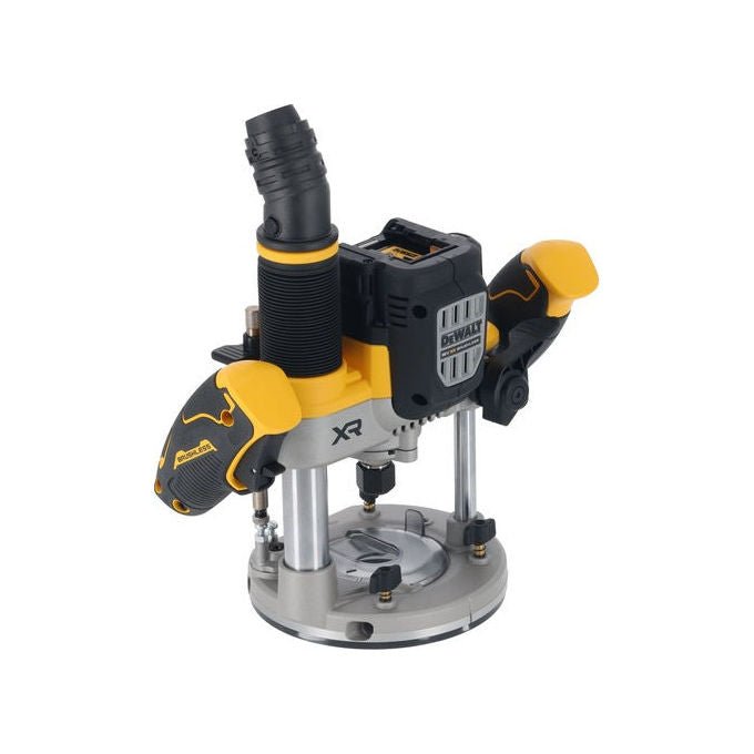 DeWALT DCW620NT-XJ Fresatrice Ad Affondamento Motore Brushless 11000-23000 rpm Attacco 8 mm 12.7 mm colore Nero Giallo