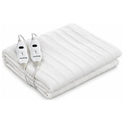 Innoliving 8034077460650 INN-065 Scaldaletto Elettrico Matrimoniale 2 x 60 W 3 Temperature Regolabili con Comandi Separabili colore Grigio