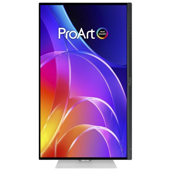 Asus 90LM06M0-B01K71 ProArt Monitor 27'' 4K UHD QD-OLED 3840x2160 100Hz HDR10 colore Nero Argento