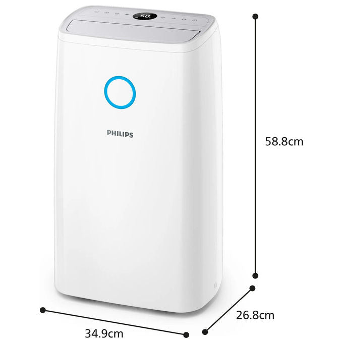 Philips DE3306-11 Serie 3000 Deumidificatore 34,3 L-giorno colore Bianco