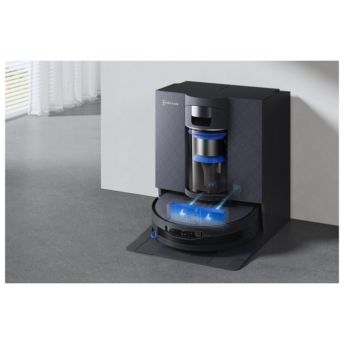 Ecovacs DEEBOT X12 OmniCyclone Robot aspirapolvere D-ToF lidar AIVI 3D 3.0 0.25 L autonomia 497 min colore Nero