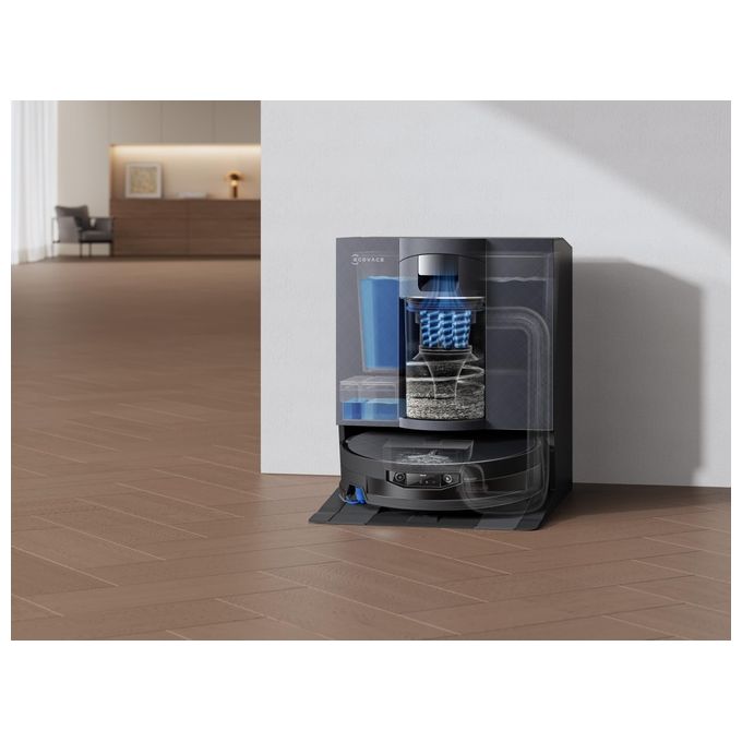 Ecovacs DEEBOT X12 OmniCyclone Robot aspirapolvere D-ToF lidar AIVI 3D 3.0 0.25 L autonomia 497 min colore Nero