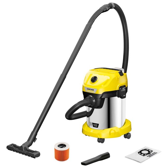 Karcher WD 3-18 S V-17-20 Aspiratore Solidi-Liquidi a Batteria
