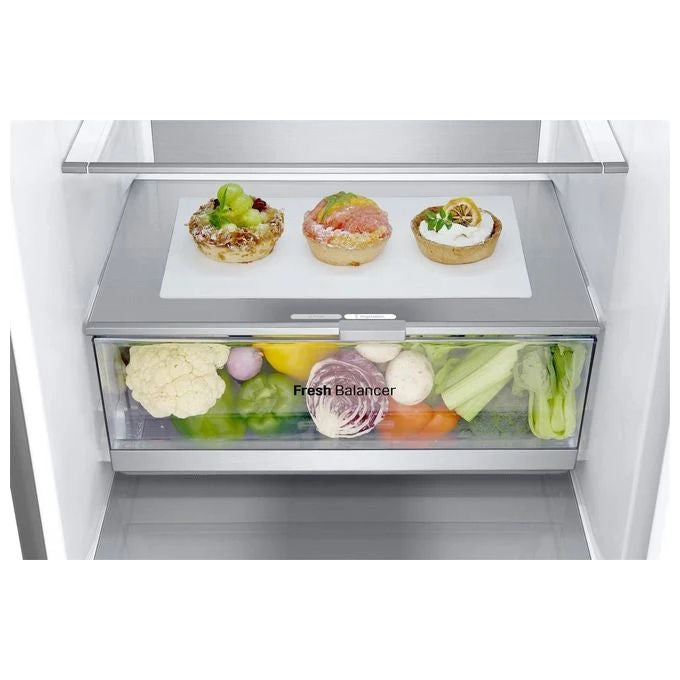 Lg GBV7280BMB Frigorifero combinato Classe B 387 Litri Porte piatte Metal Fresh DooreLinear Cooling Fresh Balancer e Converter Acciaio