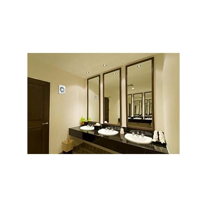 Vortice Punto Filo Monoforo 100-4 Ll Aspiratore Da Muro Mm.100X100 Longlife Bianco
