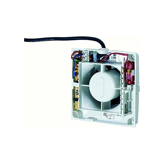 Vortice Punto M 100-4 At Aspiratore Mm100 Da Muro-Vetro Automatico Con Timer