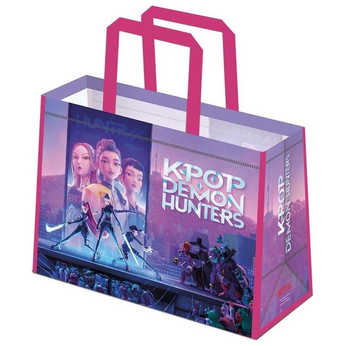 Pyramid International BFL2510724 KPop Demon Hunters Tote Bag in poliestere 44 x 33 cm colore Multicolore