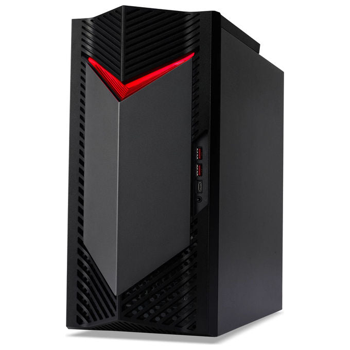 Acer DG.E4FET.01X Nitro 50 Computer desktop per gaming Intel Core Ultra 7 265F 16 GB DDR5 SSD 1 TB NVIDIA GeForce RTX 5060 8 GB colore Nero Rosso