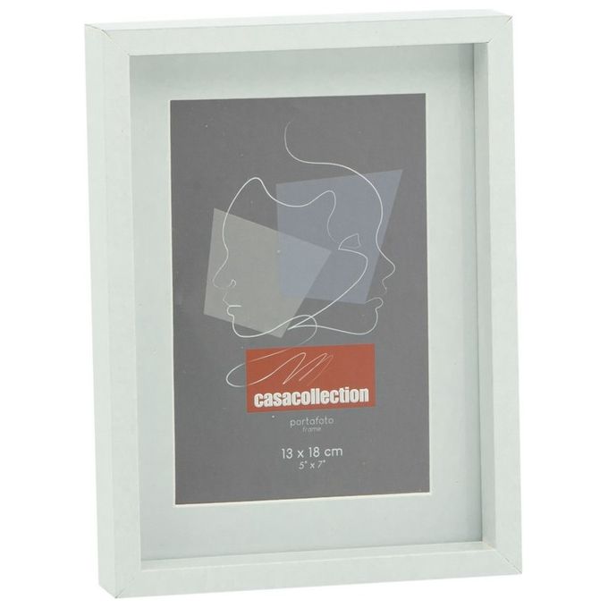 Cornice Portafoto Prime in Mdf e Vetro 13X18 cm Bianco