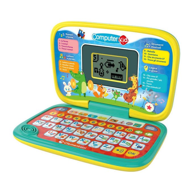 Clementoni Sapientino Discovery Laptop Educativo 16 Attivita' Schermo LCD 3-5 Anni