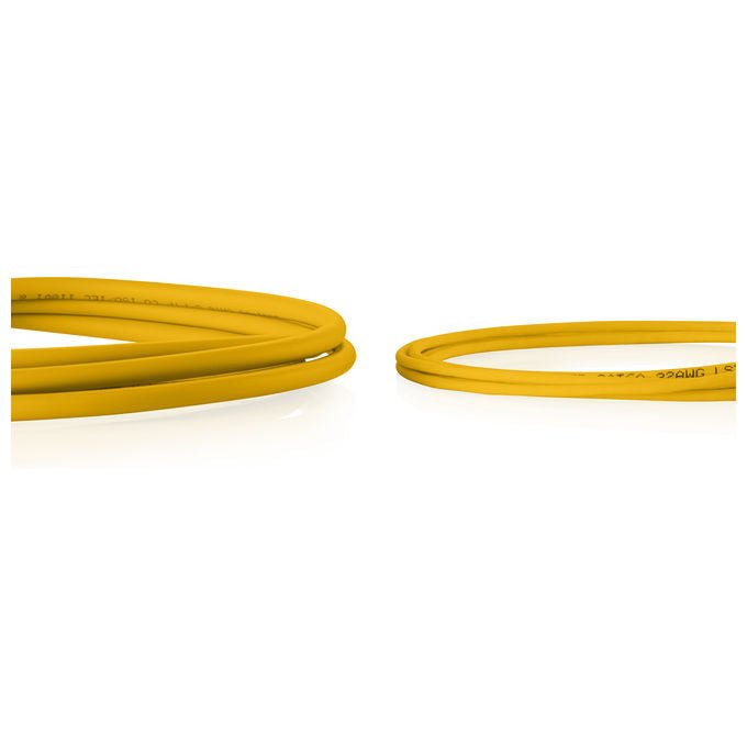 Digitus DK-1618-030S-Y Cavo LAN Cat 6 U-UTP Slim 3 m 1 Gbit-s PoE+ LSZH colore Giallo