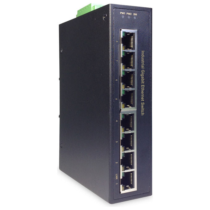 Digitus switch industriale 8 porte gigabit