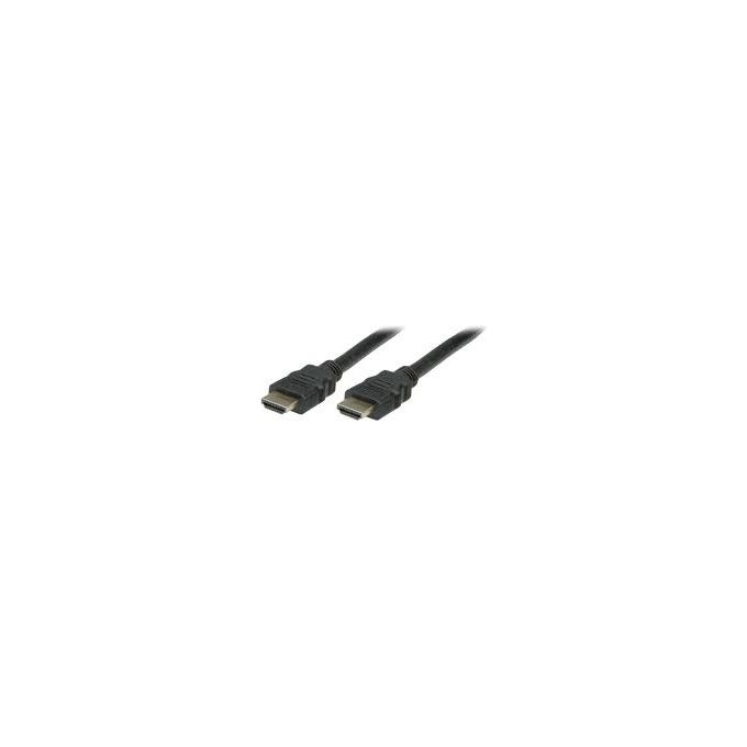 Roline Value Cavo HdmiEthernet 4K 1mt M-M Nero