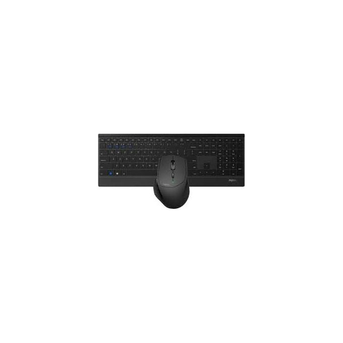 Rapoo 9500M Combo Tastiera e Mouse Wireless Nero