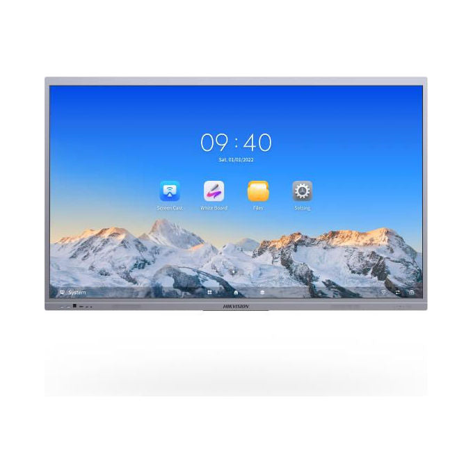 Hikvision, Monitor Interattivo 75'' 4K, Android 13, 8GB RAM, 128GB Memoria, Google EDLA