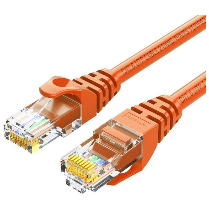 Hikvision Cavo di Rete Cat.6 U-UTP 1m Arancia DS-1NP6UEC0Ç400634